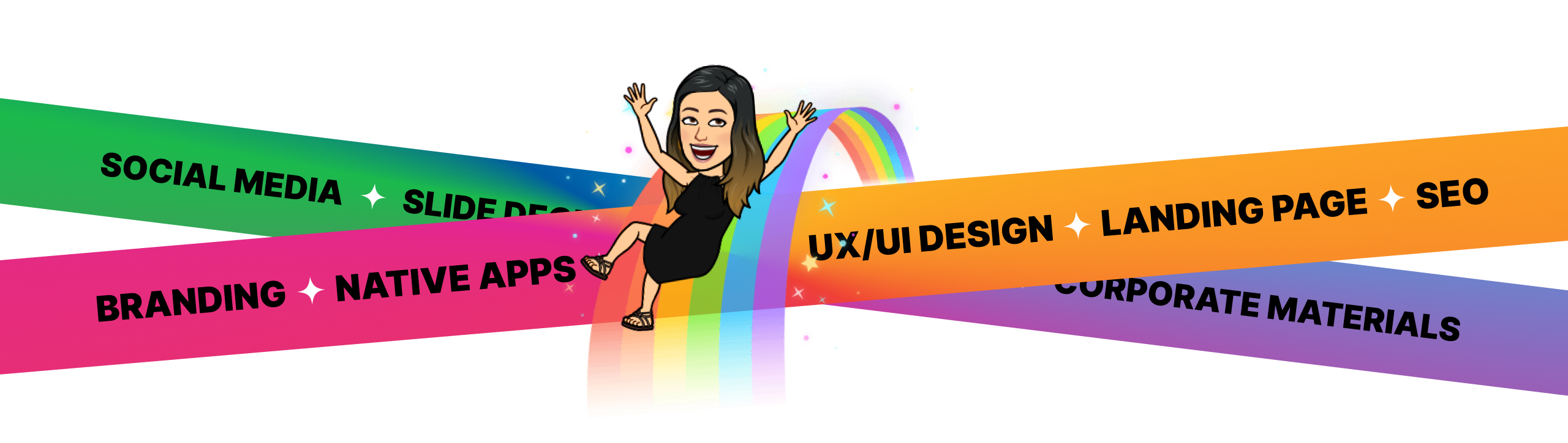 Social Media, Slide Deck, Corporate Materials, Branding, Native Apps, UX/UI Design, Landing Page, SEO